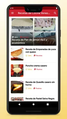 Venezuelan Recipes - Food App android App screenshot 2